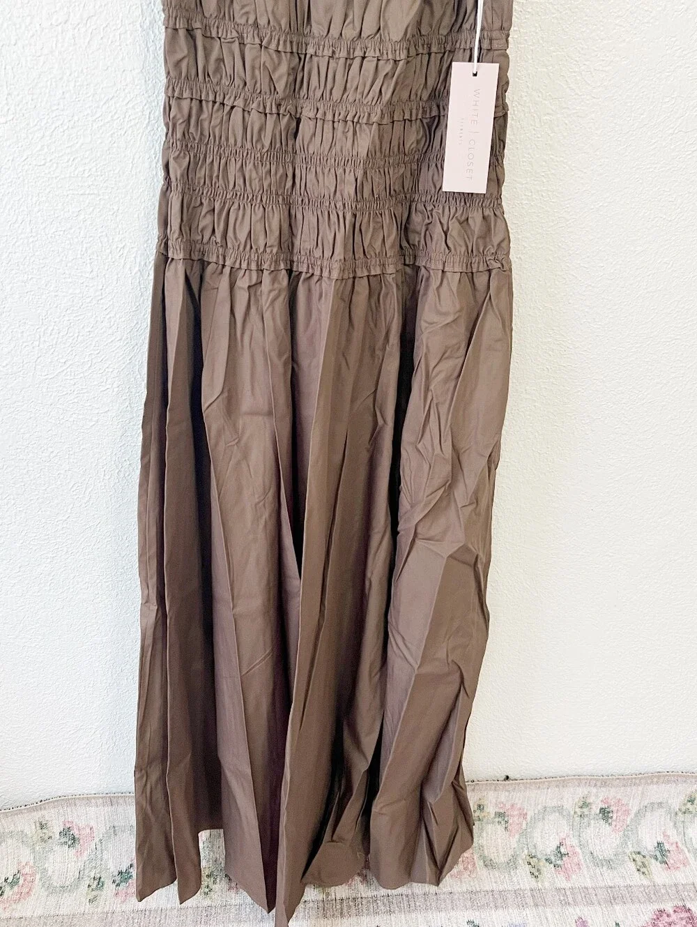 NWT White Closet Sleeveless Dropped Waist Maxi Dress Final Price No Offers - Picture 4 of 10